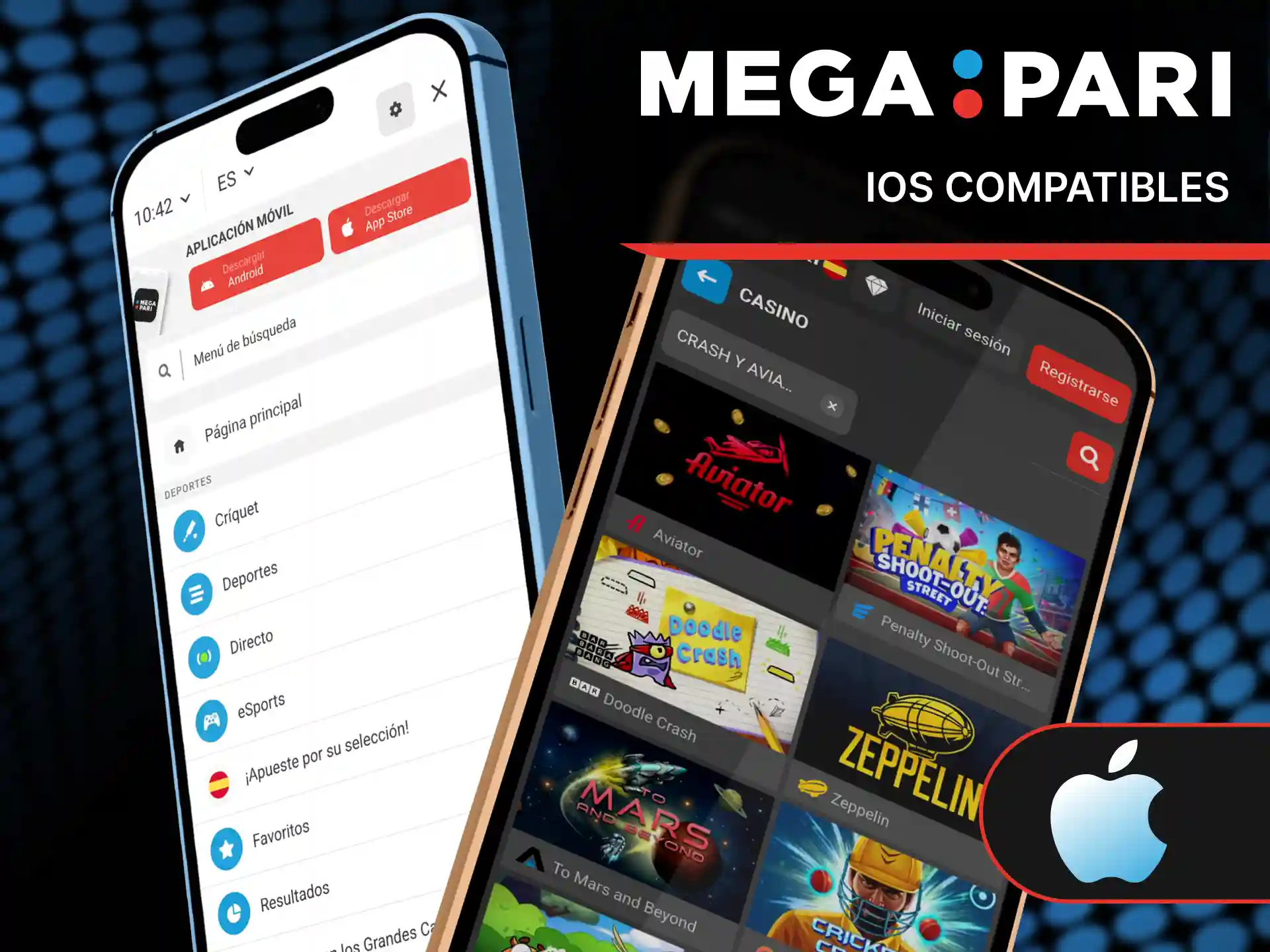 Comprueba qué modelos de iPhone son compatibles con la app de MegaPari.