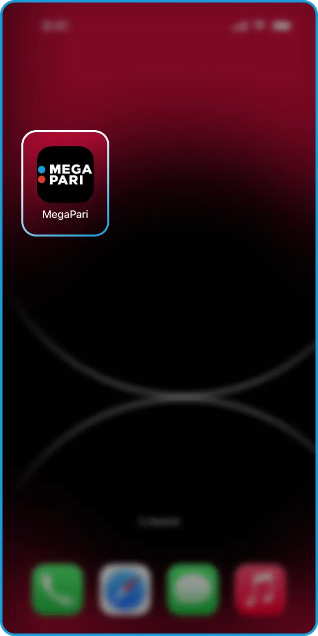 Inicia la herramienta y explora las funciones de la app de MegaPari.