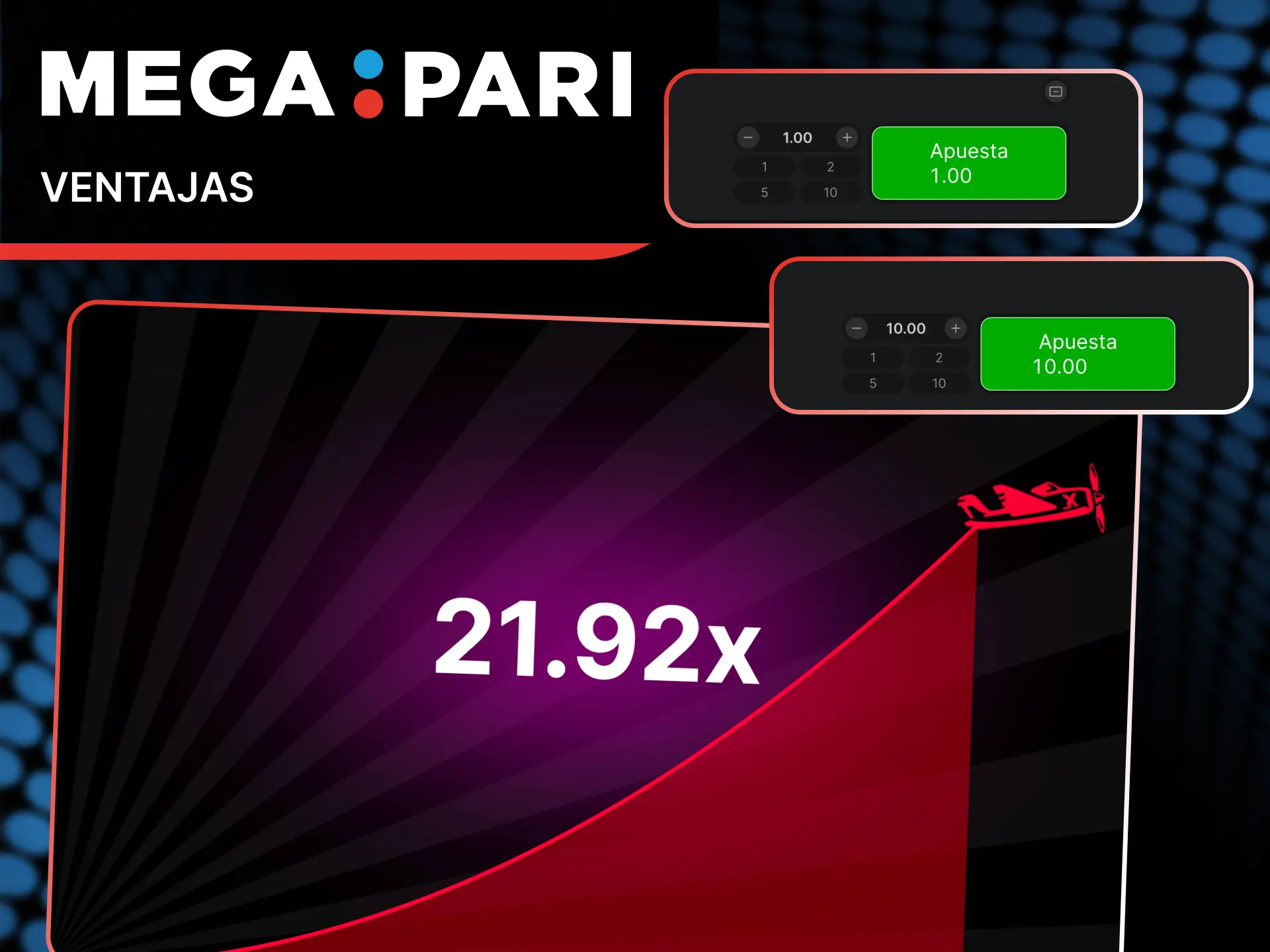 Descubre los beneficios exclusivos de probar la suerte en Aviator en MegaPari.