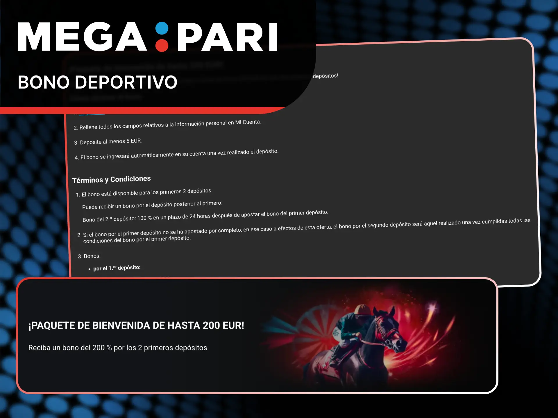 Reclama la promoción para apuestas deportivas con tu bono en MegaPari.