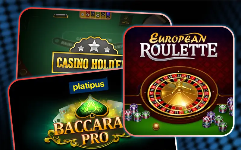 Disfruta de los juegos de mesa clásicos en el casino MegaPari.