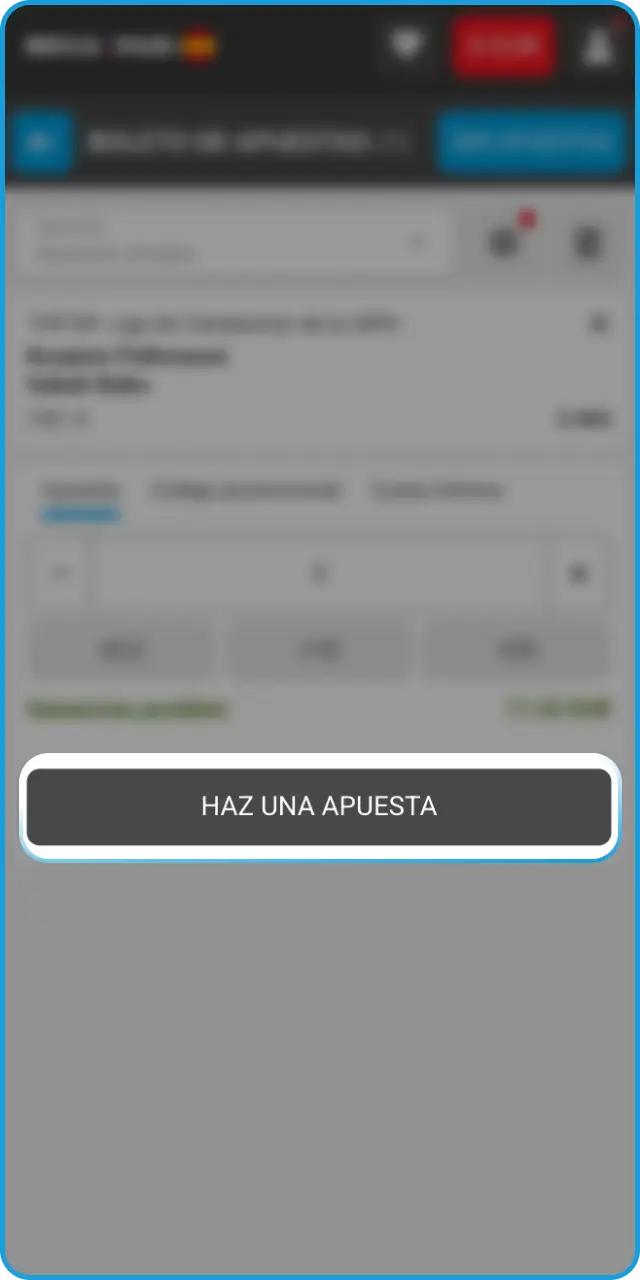 Confirma tu boleta para validar cada apuesta realizada en MegaPari.
