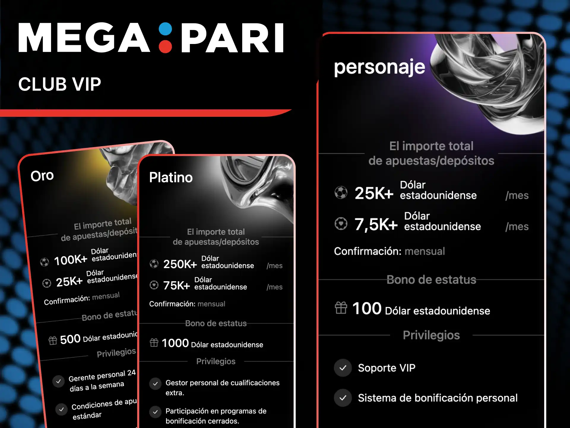 Únete al programa de fidelidad para obtener beneficios exclusivos en MegaPari.